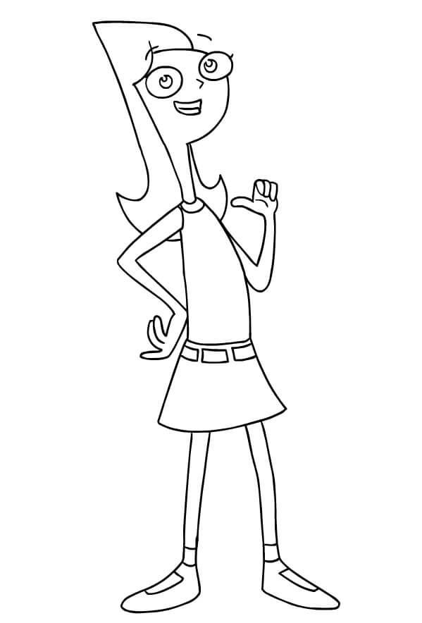 candace para colorear