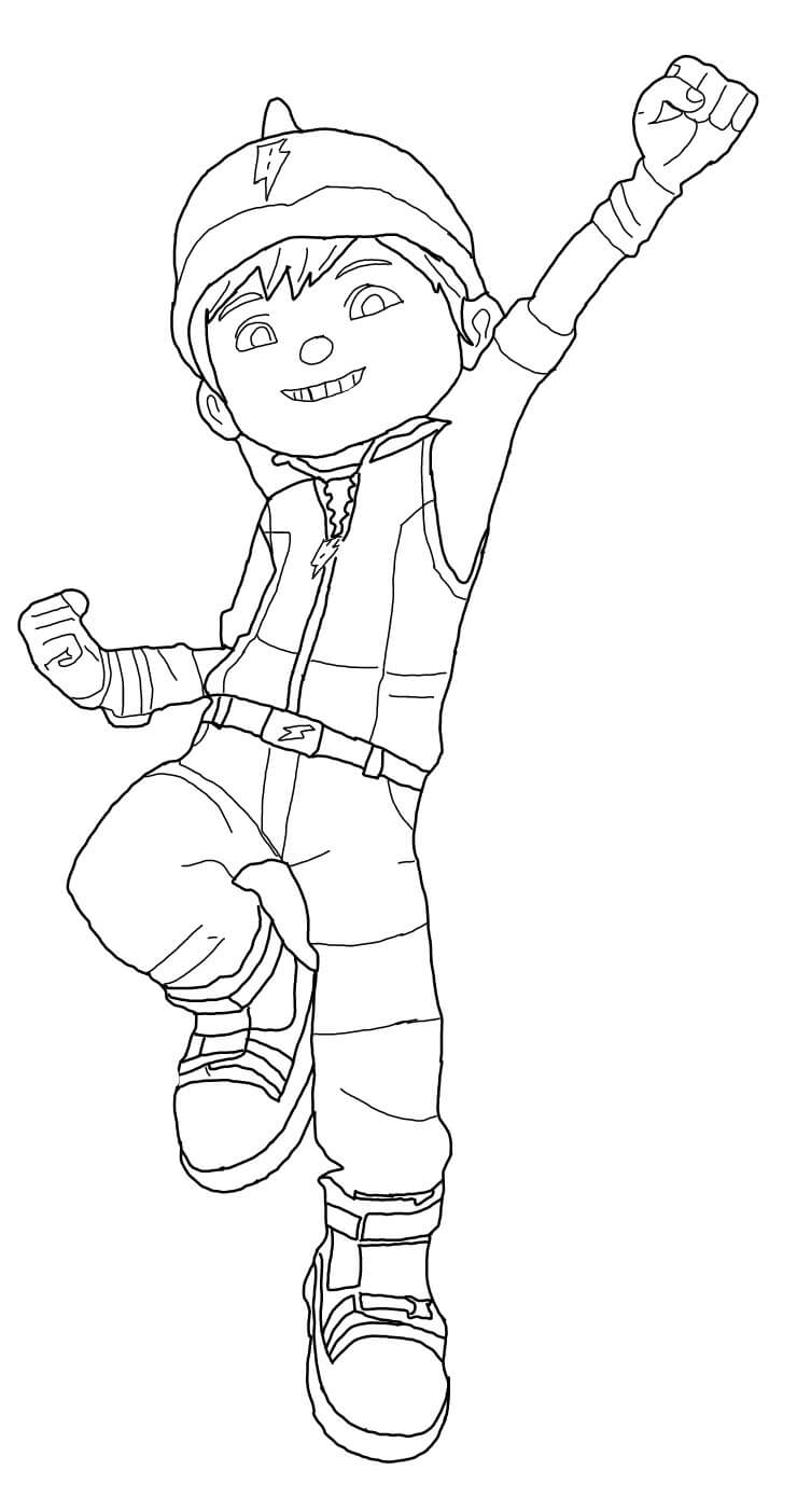 dibujos de boboiboy para imprimir gratis