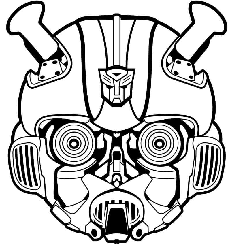 dibujos de bumblebee para imprimir y colorear gratis