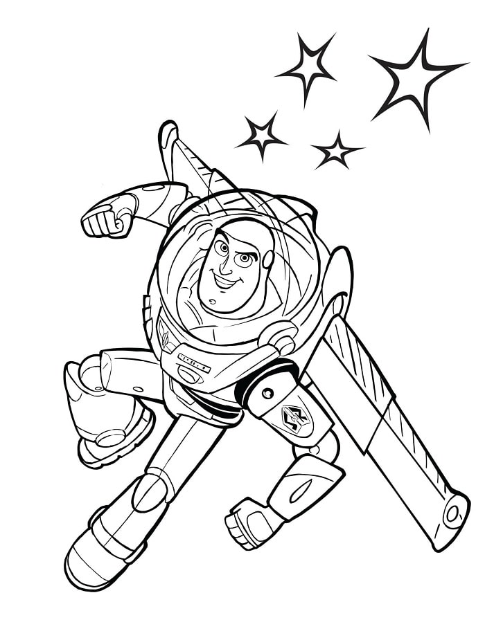 dibujos de buzz lightyear para imprimir y colorir