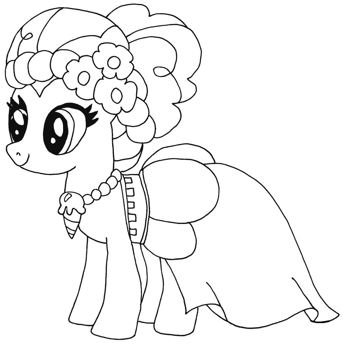 dibujos de mi pequena pony para colorear
