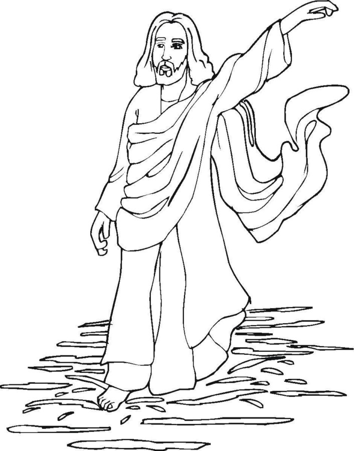 Desenhos de Jesus para Colorir