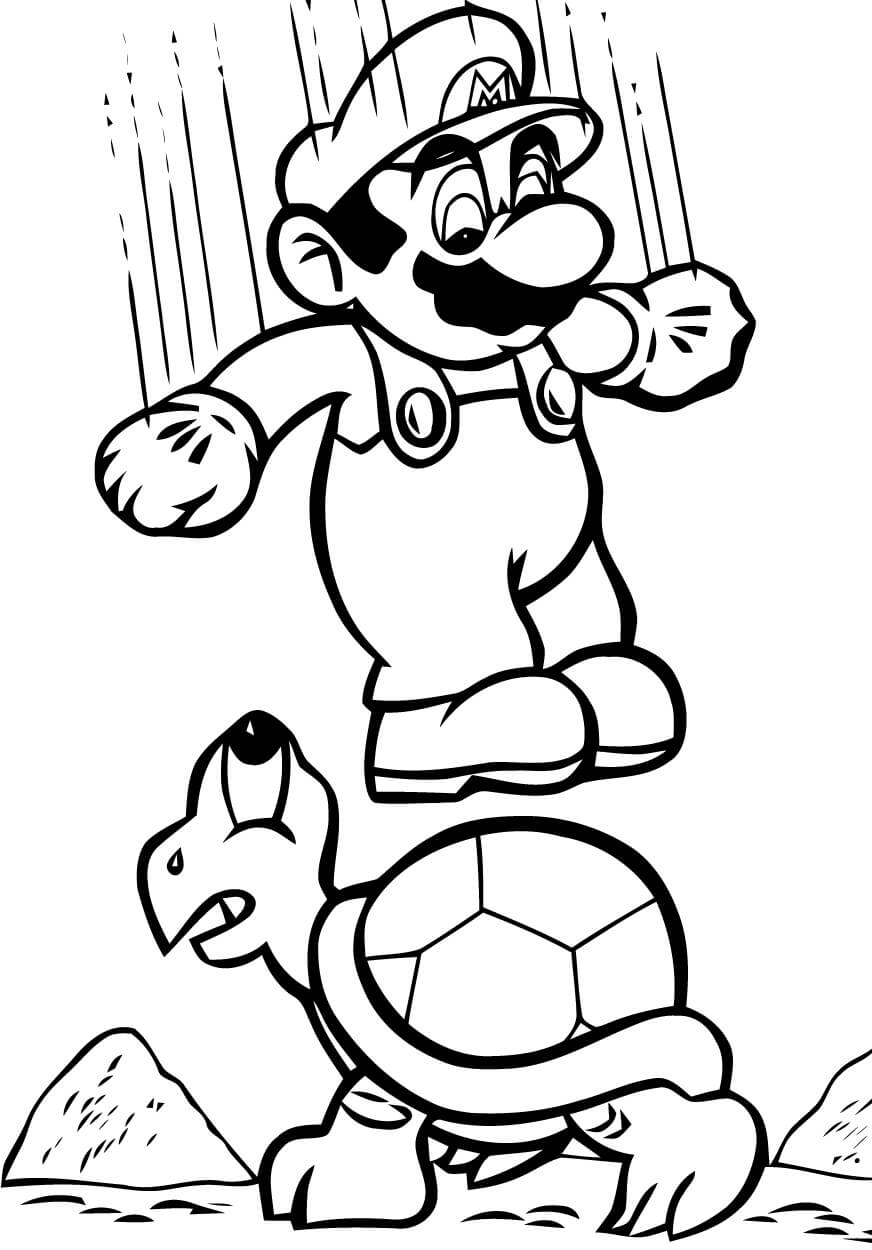 Desenhos para colorir Super Mario