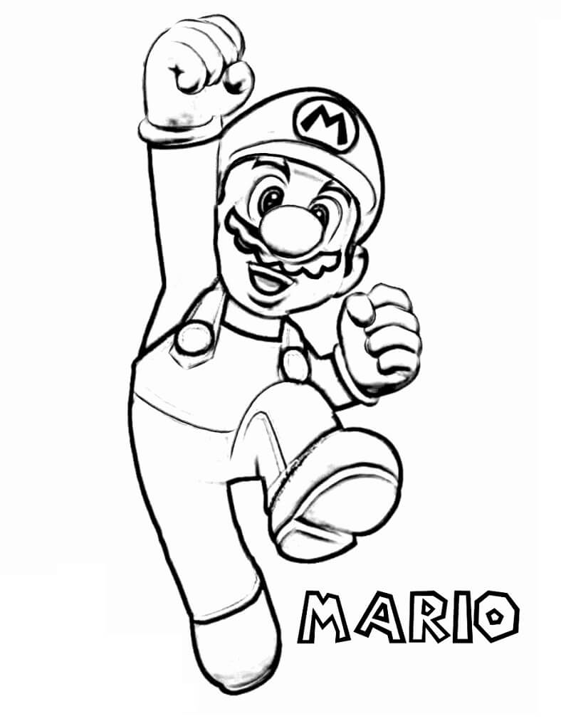 Desenhos para colorir Super Mario