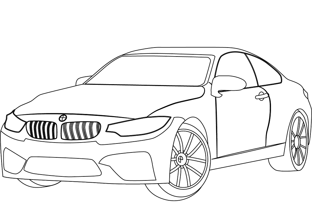 Desenho de moto bmw para colorir  Desenhos para colorir e imprimir gratis