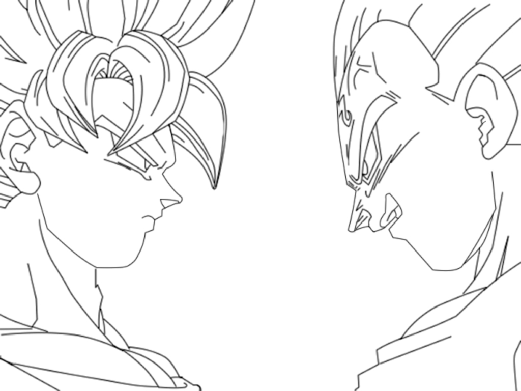 Desenhos de Goku para Colorir