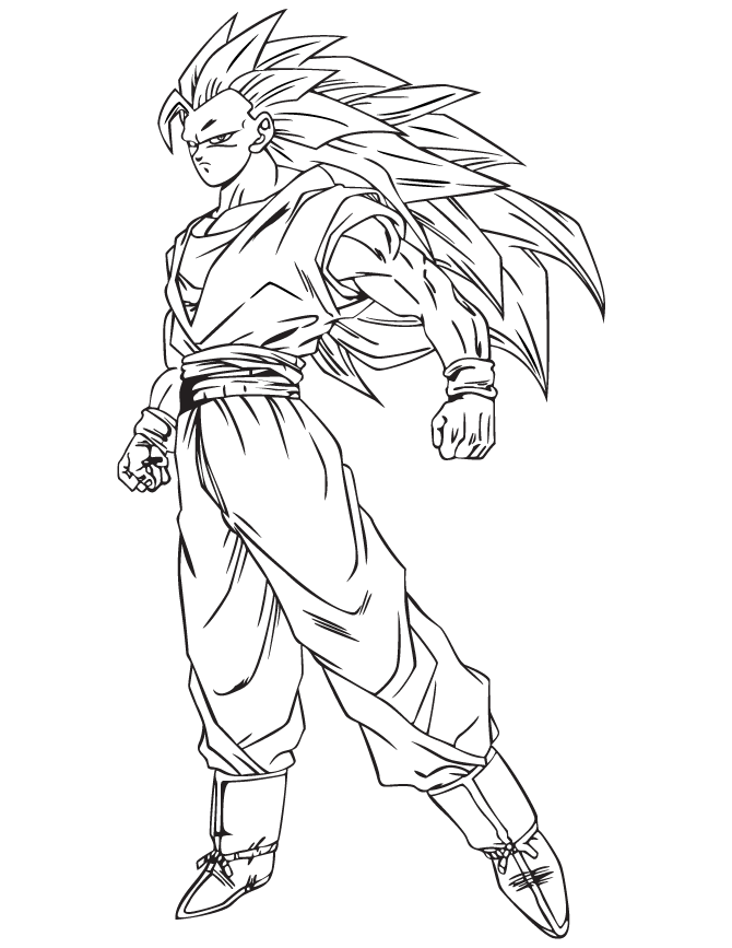 Goku SSJ GOD para imprimir , desenho Goku SSJ GOD