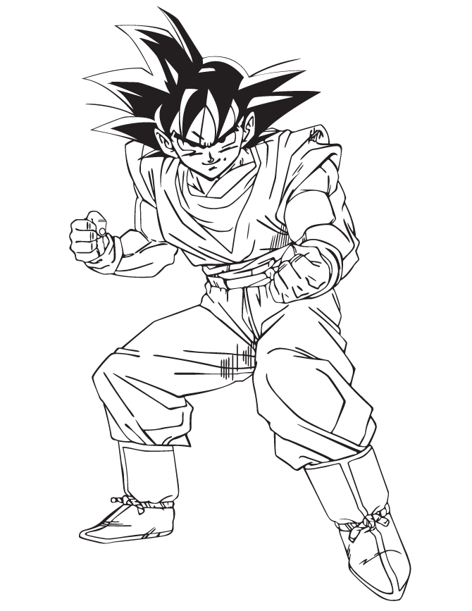 Desenhos do Dragon Ball Z para Imprimir e Colorir