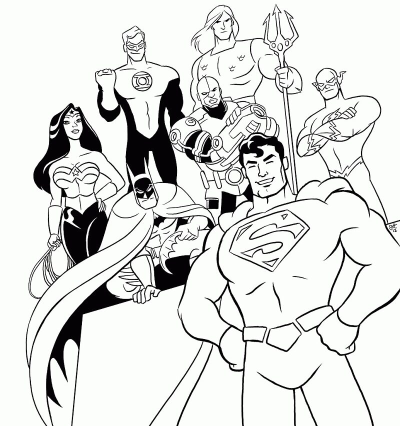 Desenhos de Super Herois Para Colorir Para Colorir