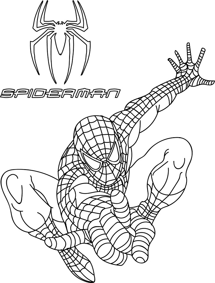 Desenhos do Homem-Aranha para Imprimir e Colorir