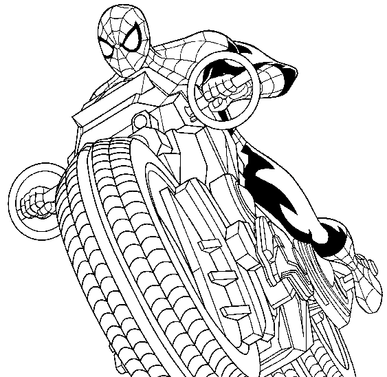 Homem Aranha para Colorir : 20 desenhos para imprimir