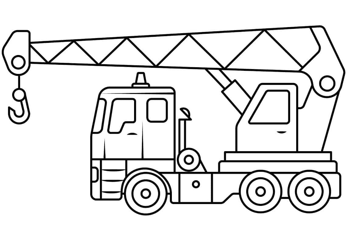 10 Desenhos de caminhão e carreta para colorir!