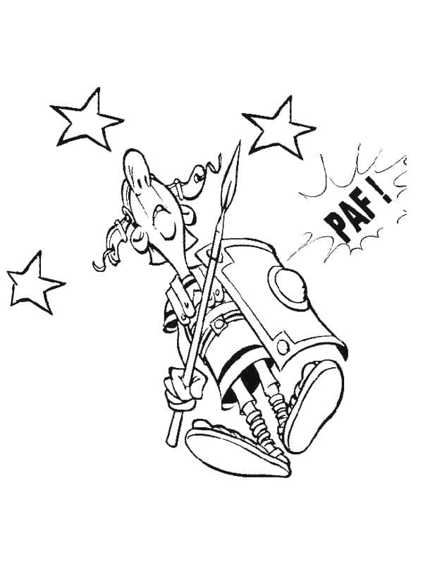 Desenho de Asterix Imprimivel Grátis