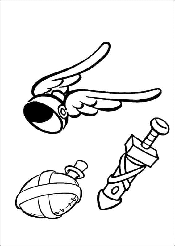 Desenho de Asterix Imprimivel para Colorir