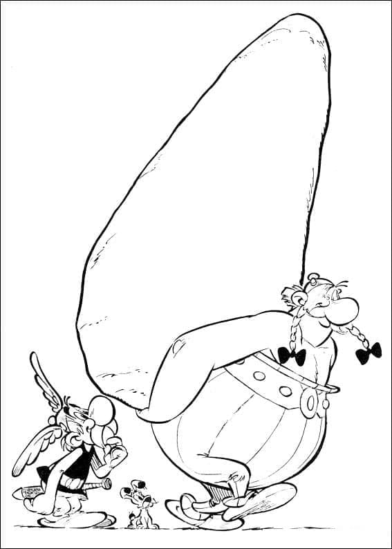 Desenho de Asterix Imprimivel Pdf