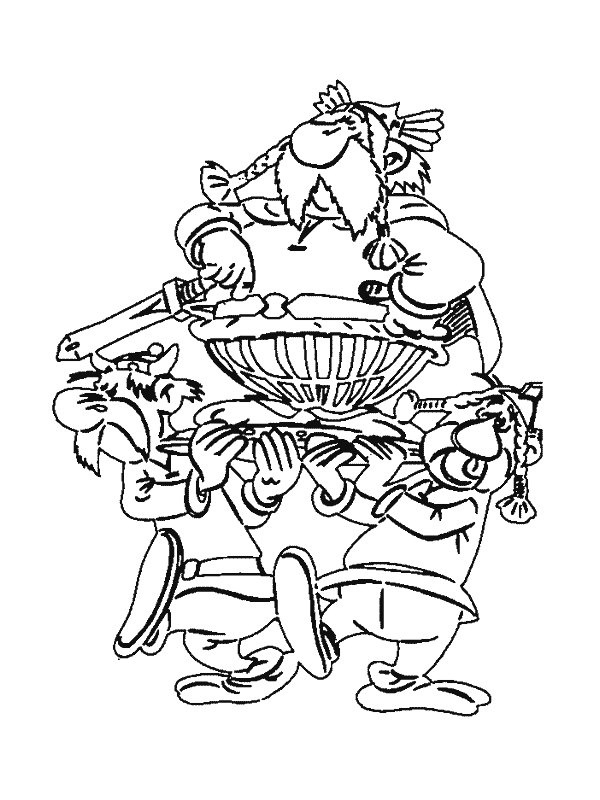 Desenho de Asterix para Colorir Grátis