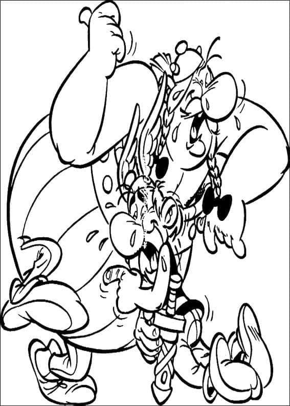 Desenho de Asterix Pdf Imprimivel