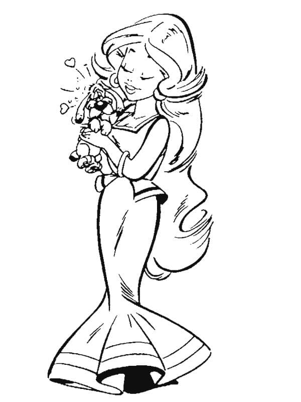 Desenho de Ideiafix e Falbala para Colorir