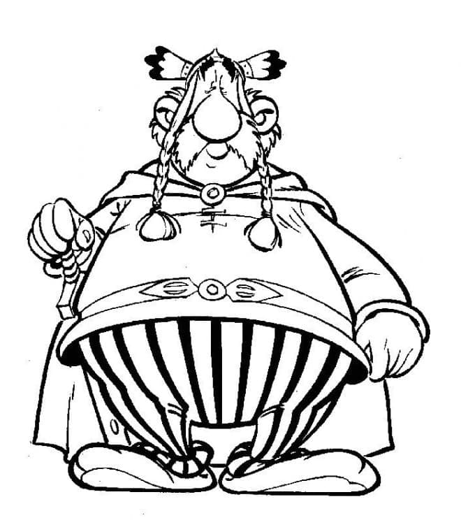 Desenho de Vitalstatistix para Colorir