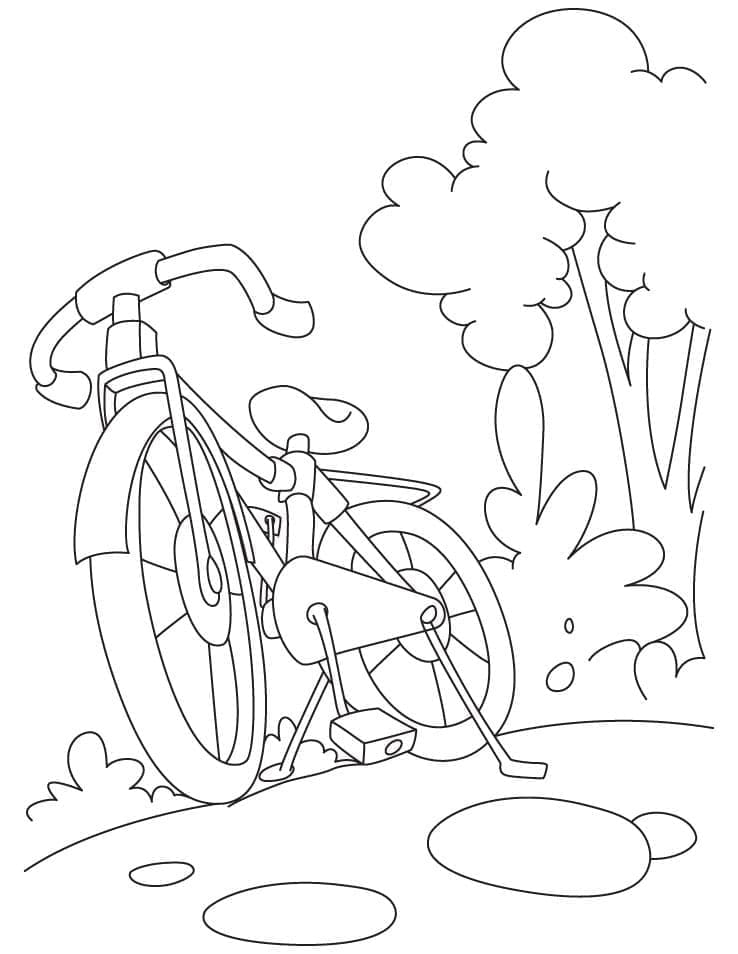 Desenho de Boa Bicicleta para Colorir