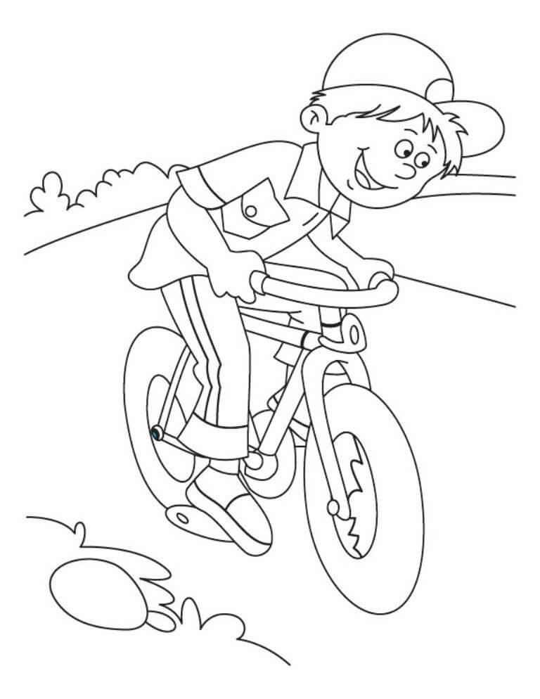 Desenho de Bicicleta Pdf para Imprimir Grátis