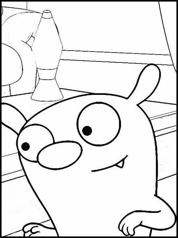 Desenho de Feliz Boris para Colorir