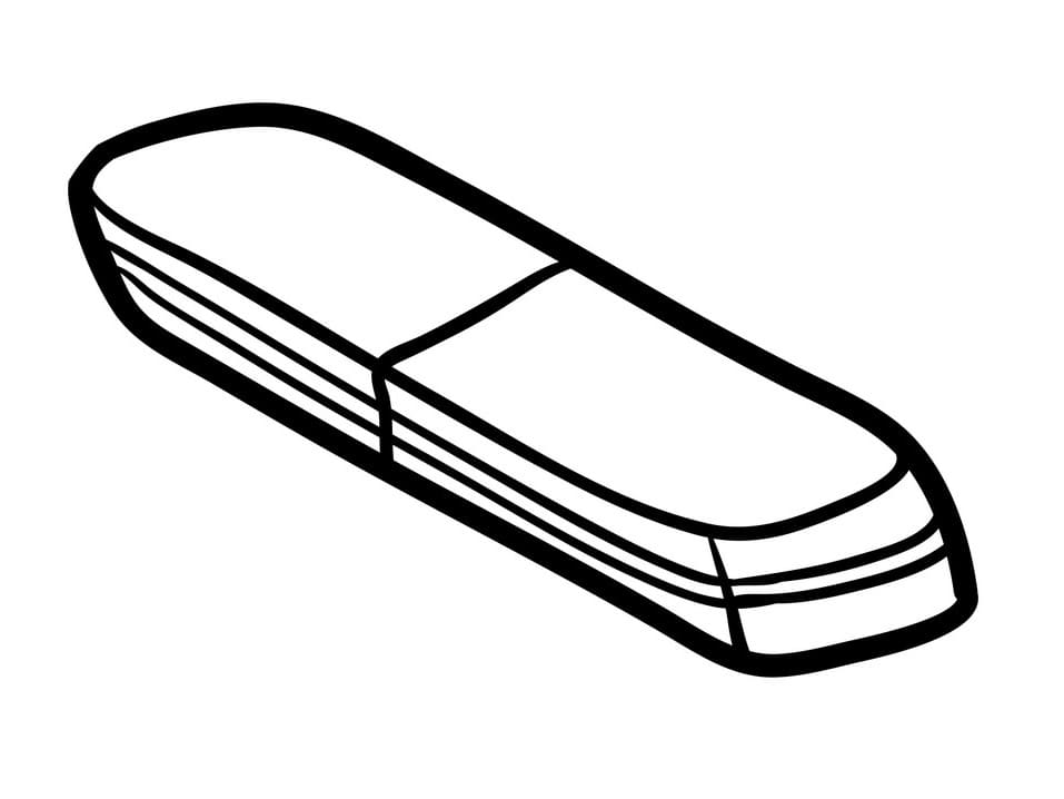 Desenho de Borracha para Colorir e Pintar com Tinta Guache