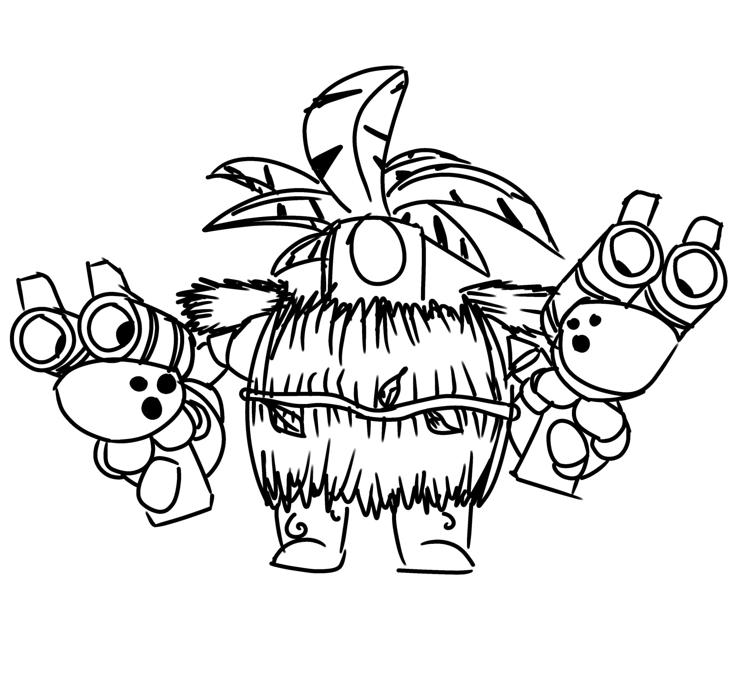 Desenho de Summer Darryl de Brawl Stars para Colorir