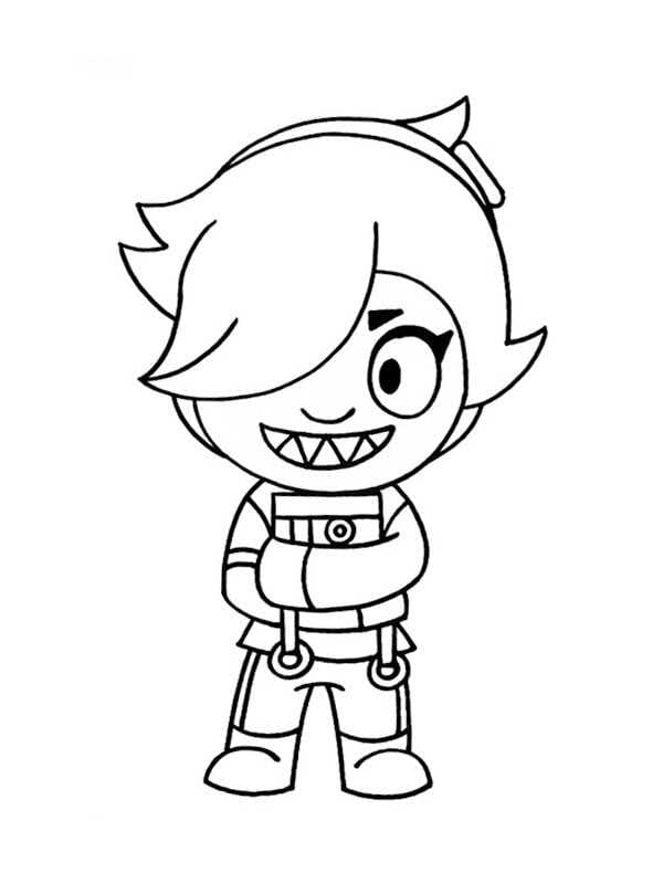 Baixar Desenho Colette Brawl Stars para Colorir