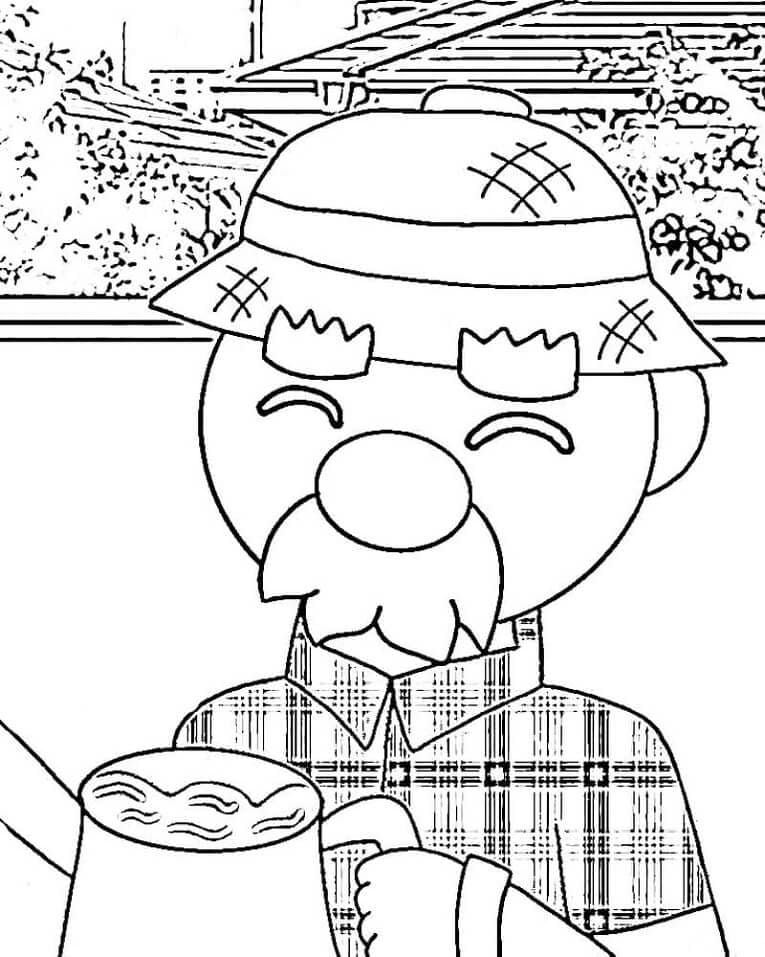 Desenho Gale Brawl Stars em Pdf para Colorir