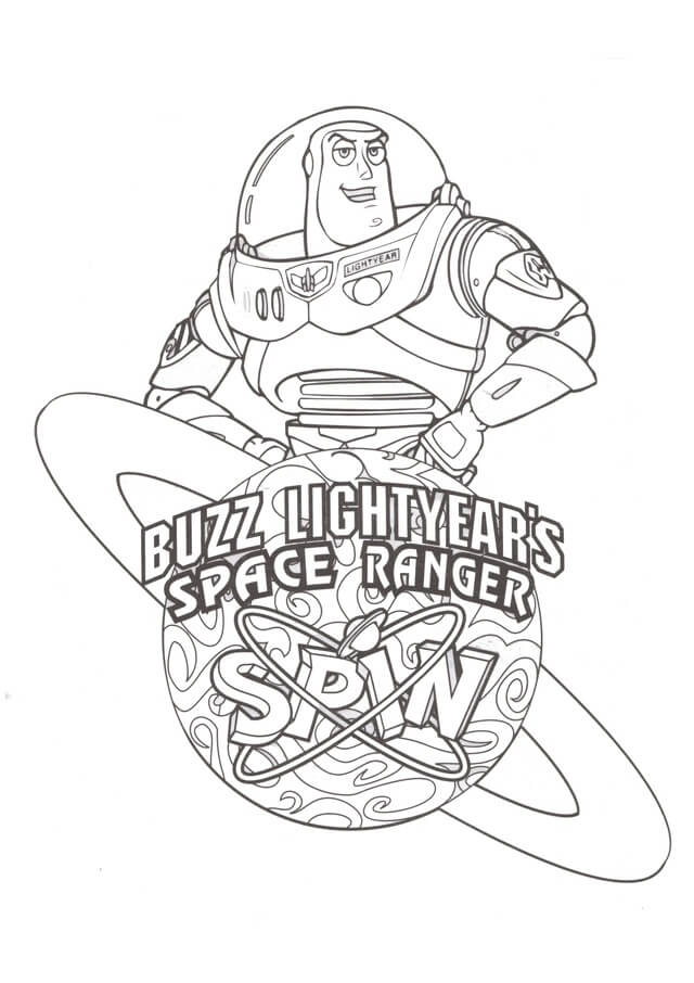 Desenho de Buzz Lightyear para Colorir e Imprimir Grátis