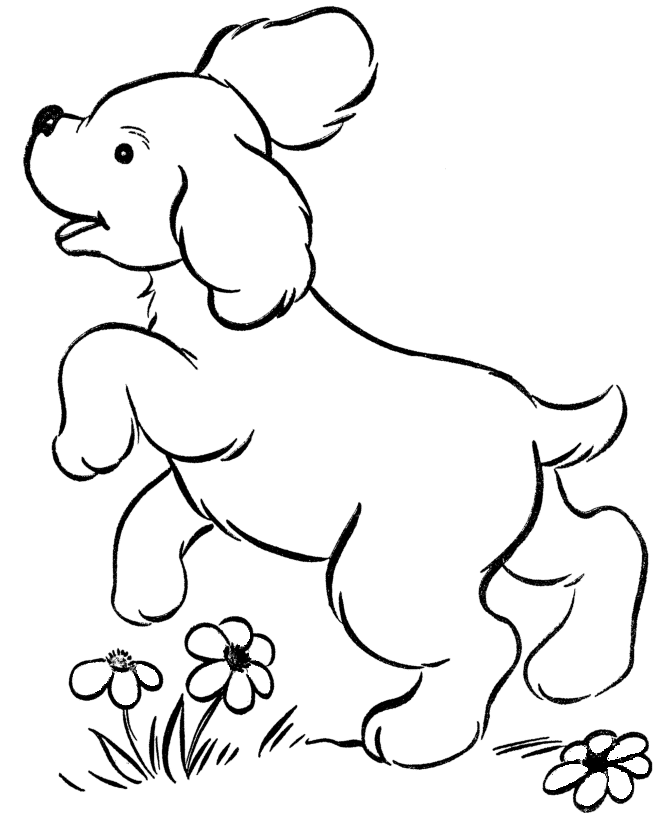 Desenho de Cachorro para Colorir e Imprimir Pdf Grátis