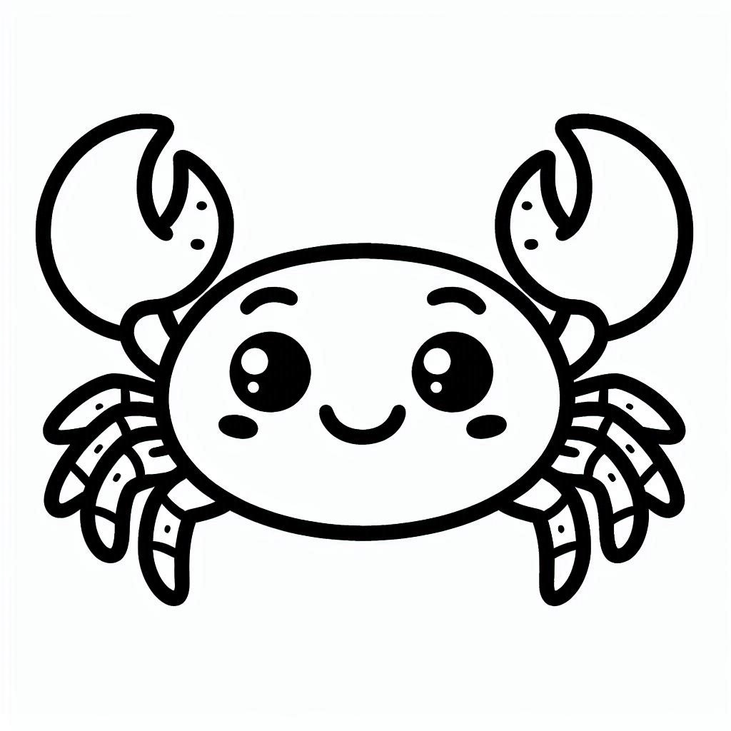 Desenho Caranguejo Gigante da Tasmânia para Colorir
