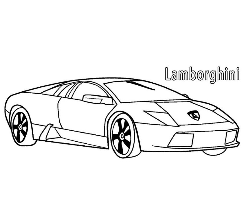 Desenho de Carros Lamborghini Imagens Grátis