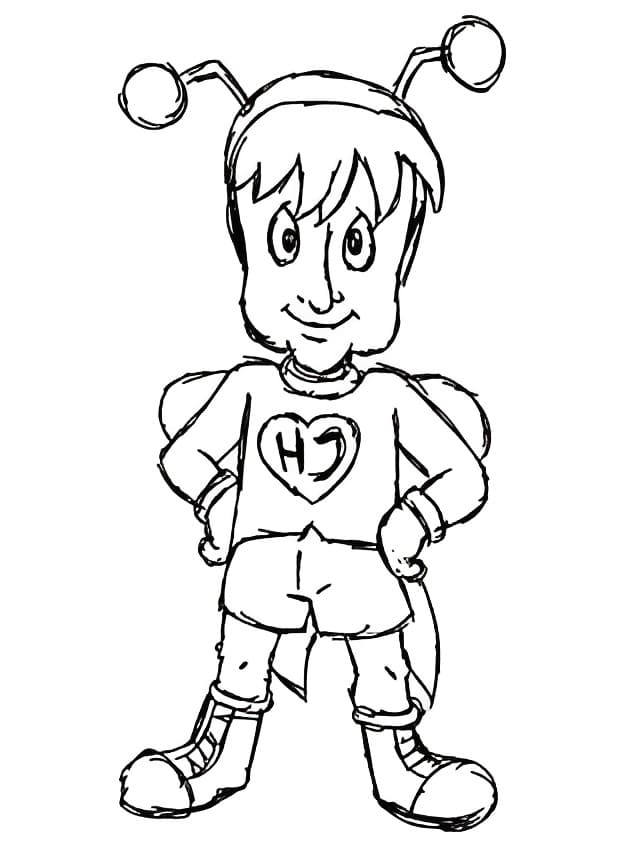 Desenho de Chapolin Sorridente para Colorir