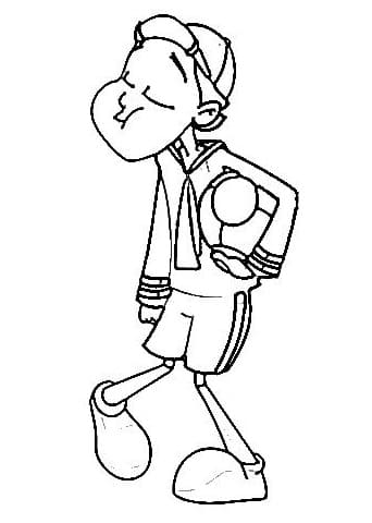 Desenho de Quico de Chaves para Colorir