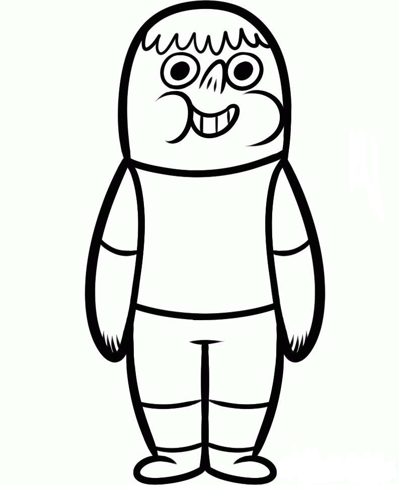1544843348 How To Draw Cartoon Network Characters Awesome How To Draw Clarence Clarence Step By Step Cartoon Network Of How To Dr