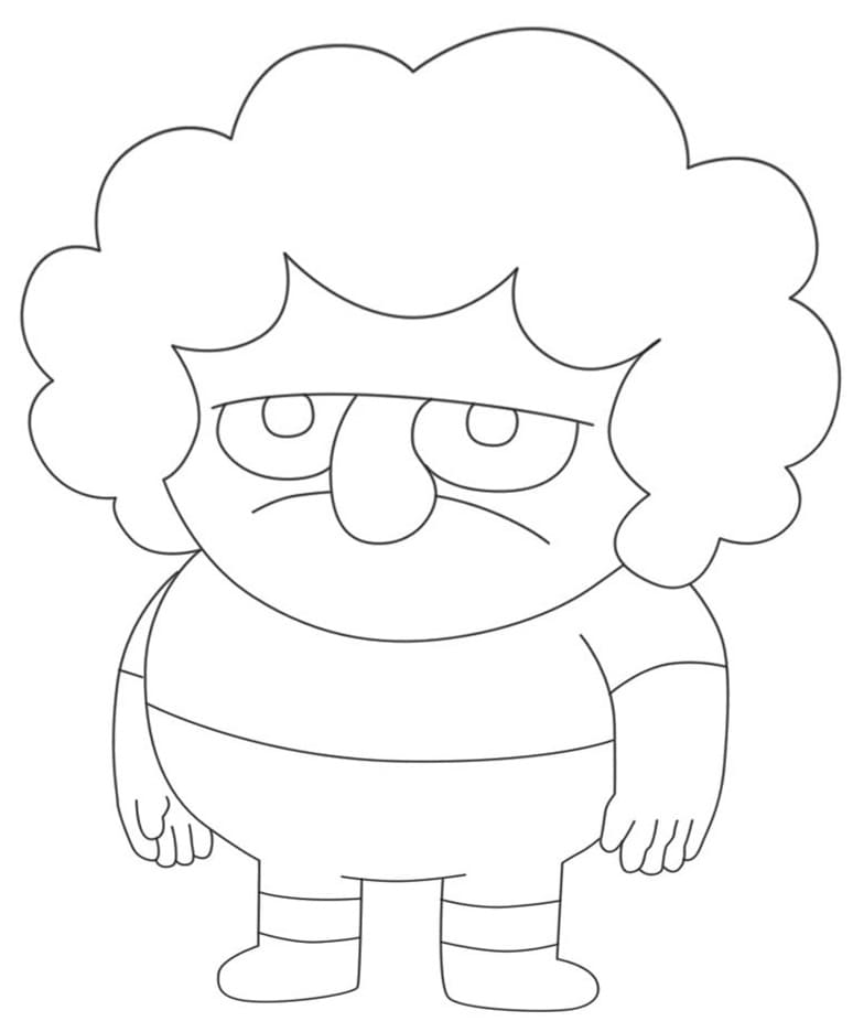 Desenho Belson Noles de Clarencio para Colorir