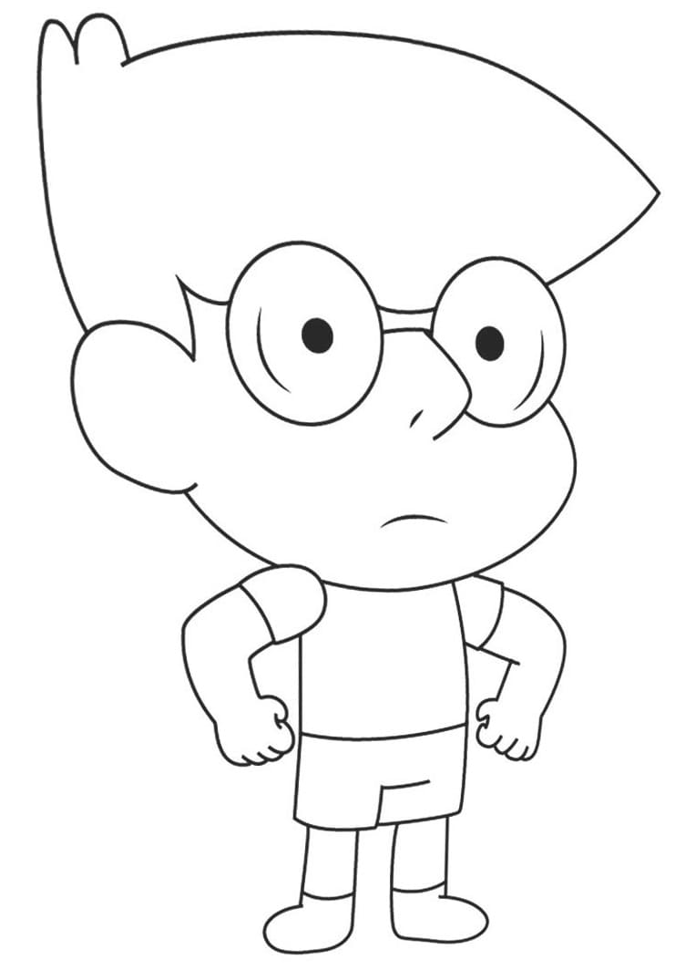 Desenho Brady Brown de Clarencio para Colorir