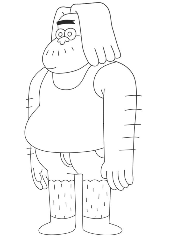 Desenho Chad de Clarencio para Colorir