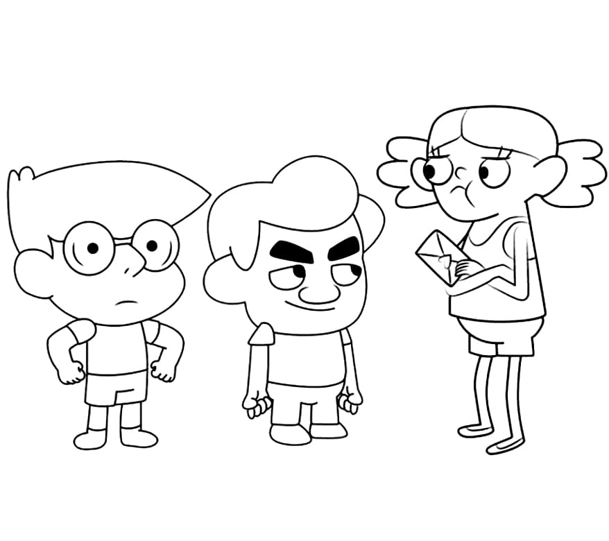 Desenho Clarencio Personagens 1 para Colorir