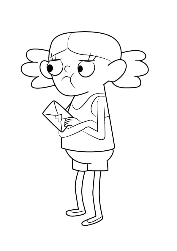 Desenho Courtlin de Clarencio para Colorir