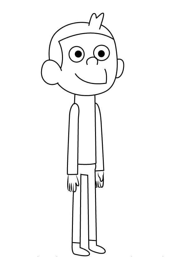 Desenho Dustin de Clarencio para Colorir