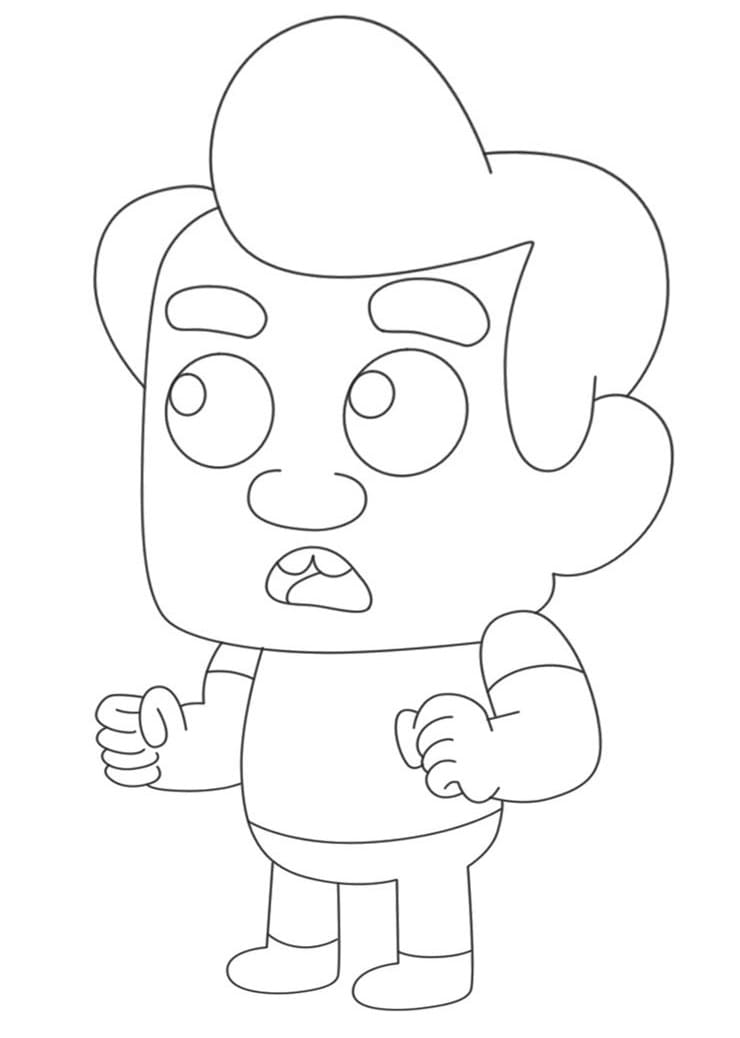 Desenho Emílio de Clarencio para Colorir