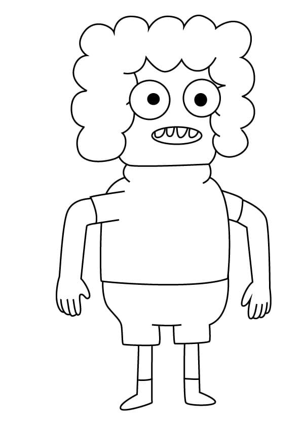 Desenho Gilben de Clarencio para Colorir