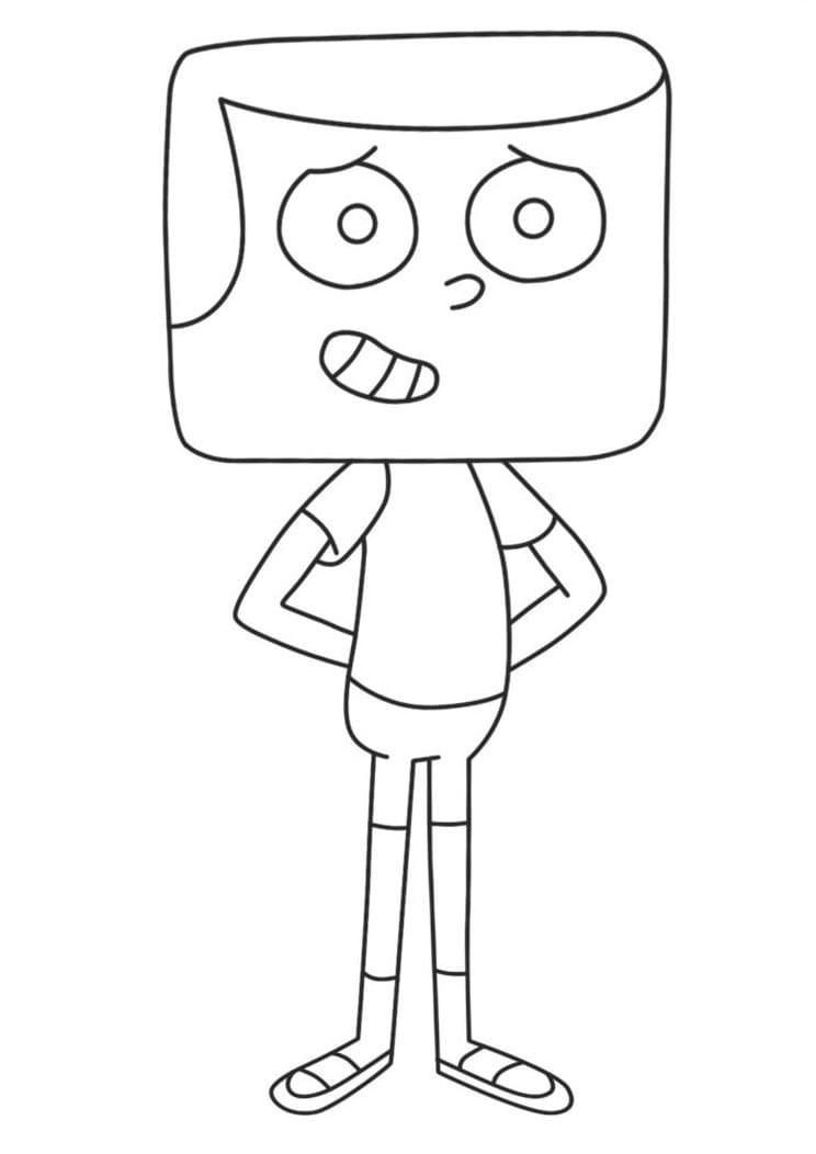 Desenho Jeff de Clarencio para Colorir