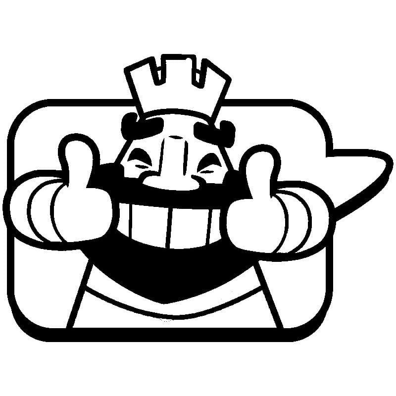 Desenho de Clash Royale Bonito para Colorir Pdf