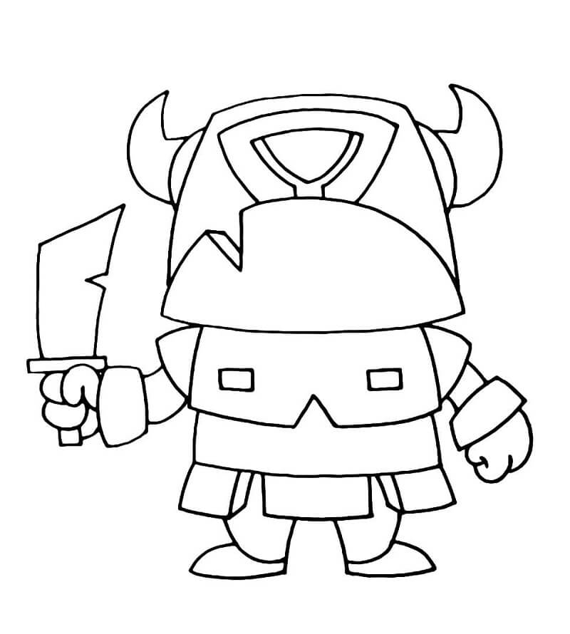 Desenho de Clash Royale com Bebê Dragão para Imprimir