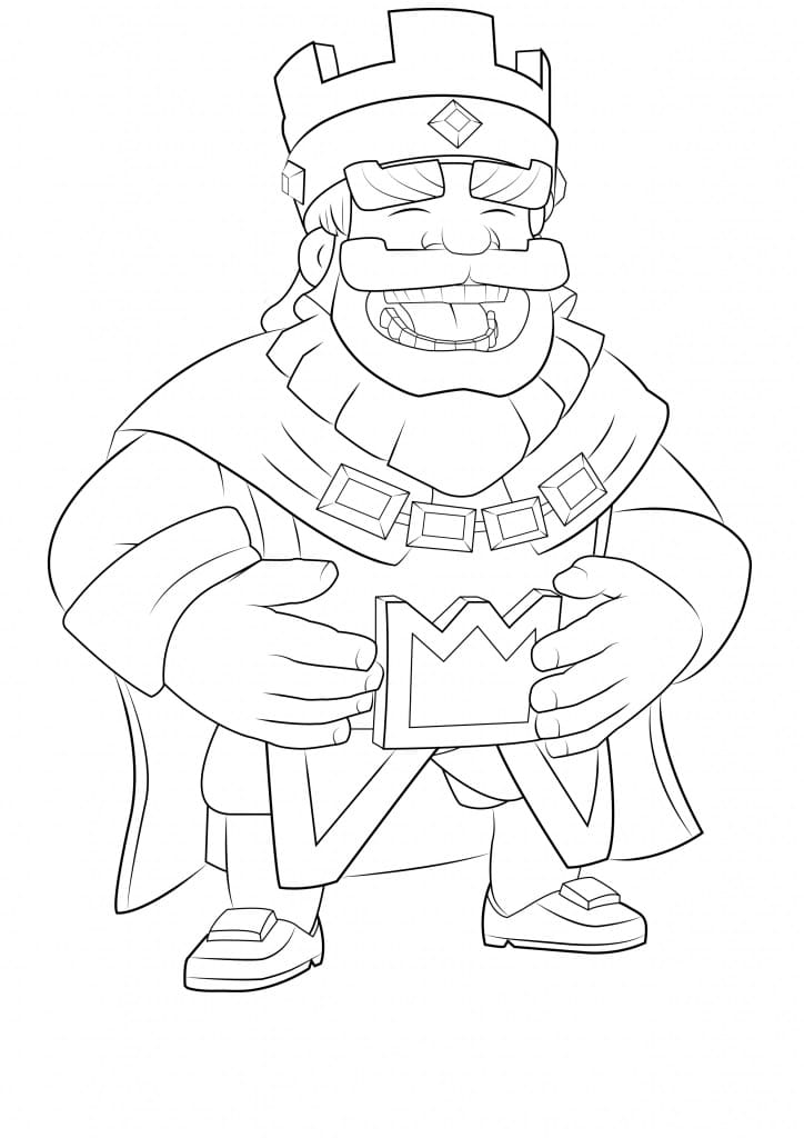 Desenho de Clash Royale para Colorir Pdf