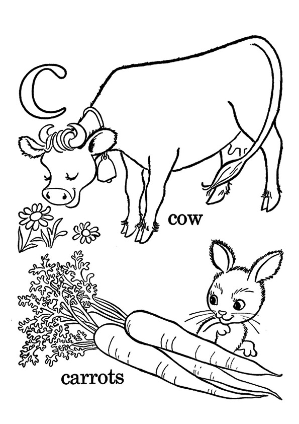 Desenho de Coelho Download para Colorir